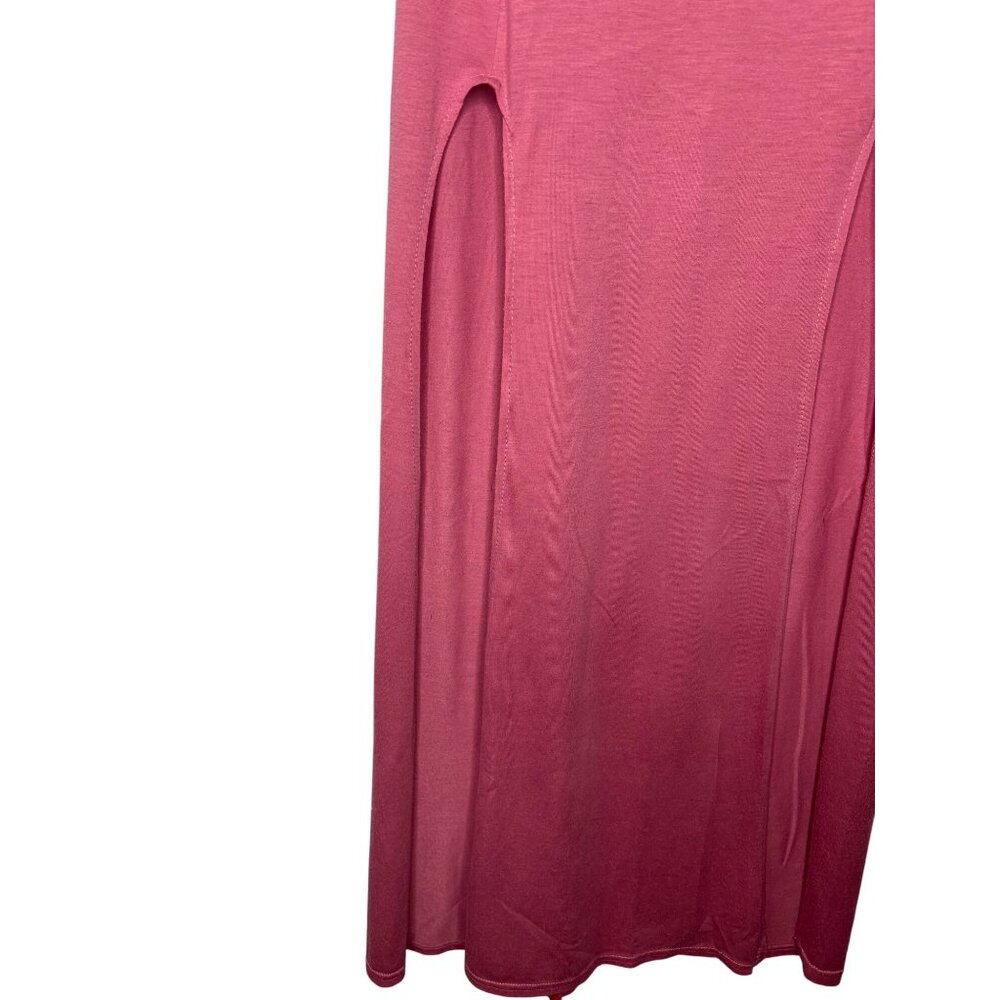 Rag & Bone Womens Pink Maxi Skirt With Side Slits Size XXS - Picture 5 of 12